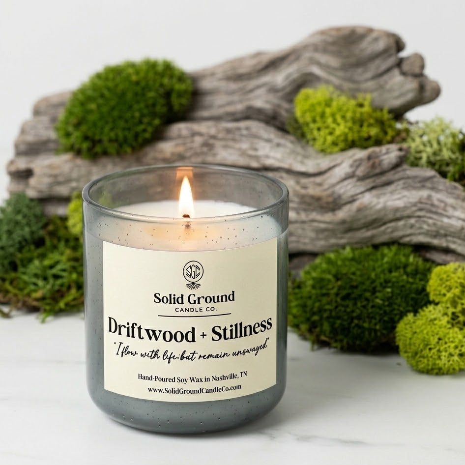 Driftwood + Stillness | Soy Wax Candle - 12oz Tumbler