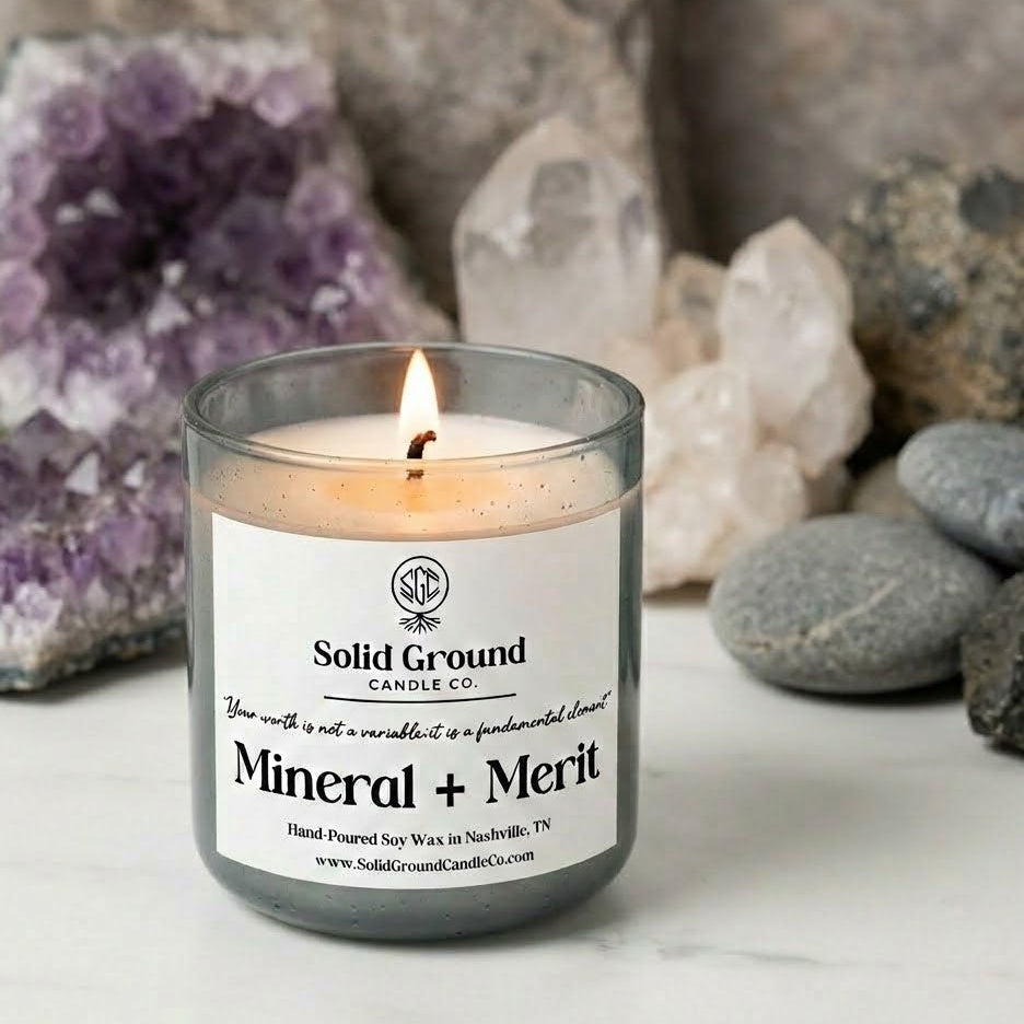 Mineral + Merit | Soy Wax Candle - 12oz Tumbler