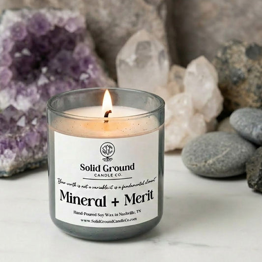 Mineral + Merit | Soy Wax Candle - 12oz Tumbler