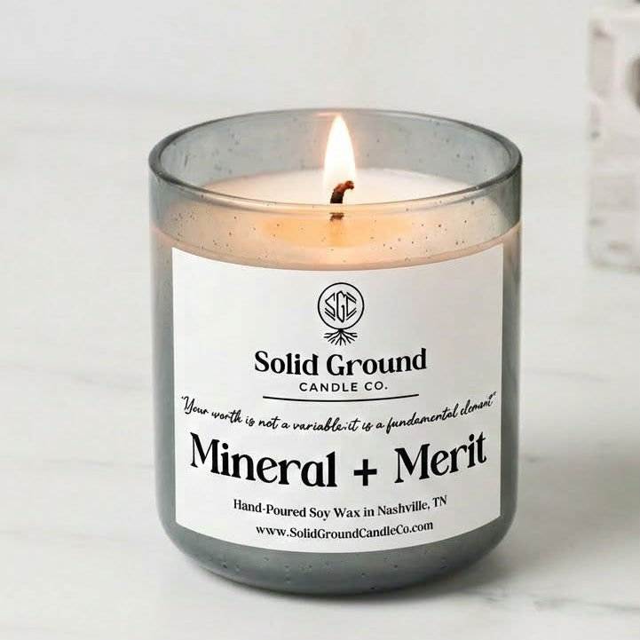 Mineral + Merit | Soy Wax Candle - 12oz Tumbler